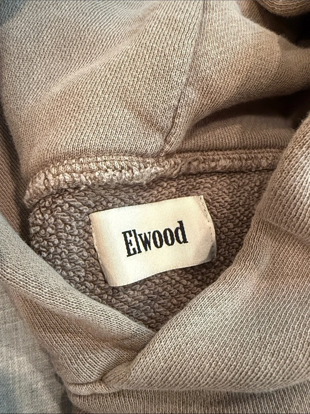 Elwood Taupe sweatpants and hoodie
